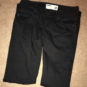 Black Denim Garage jeans
